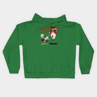 Webby and Lena: Season's Beatings Kids Hoodie